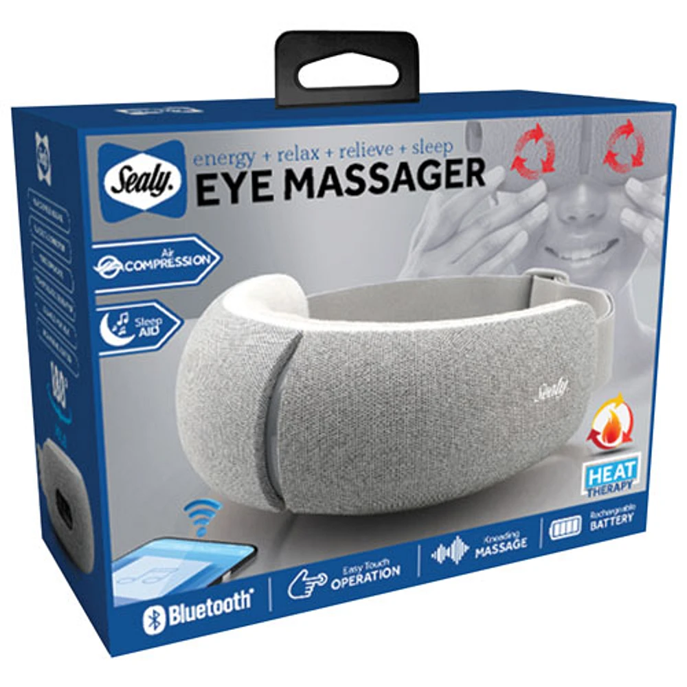 Sealy Eye Massager with Heat - Grey