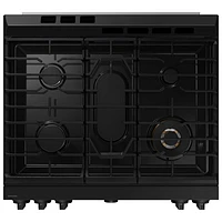 Cuisinière gaz encastrable 5 brûleurs convection véritable 6 pi³ 30 po BESPOKE de Samsung (NSG6DG8500SRAA) - Acier inoxydable