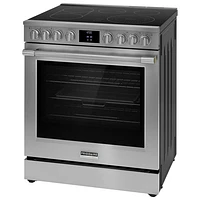 Cuisinière électrique 30 po 6,2 pi³ à convection véritable, 5 éléments, friture à air chaud Pro de Frigidaire (PCFE308CAF) - Inox