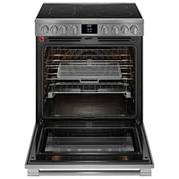 Cuisinière électrique 30 po 6,2 pi³ à convection véritable, 5 éléments, friture à air chaud Pro de Frigidaire (PCFE308CAF) - Inox