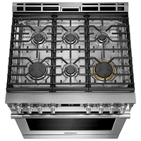 Frigidaire Pro 30" 6.0 Cu. Ft. True Convection 6-Burner Gas Air Fry Range (PCFG3080AF) - Stainless