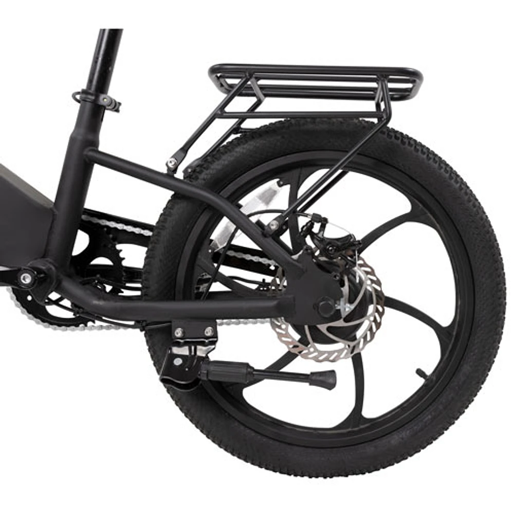 Swft R.X. Compact Electric City Bike (350W Motor / Up to 40km Battery Range / 32km/h Top Speed) - Black - Only at Best Buy