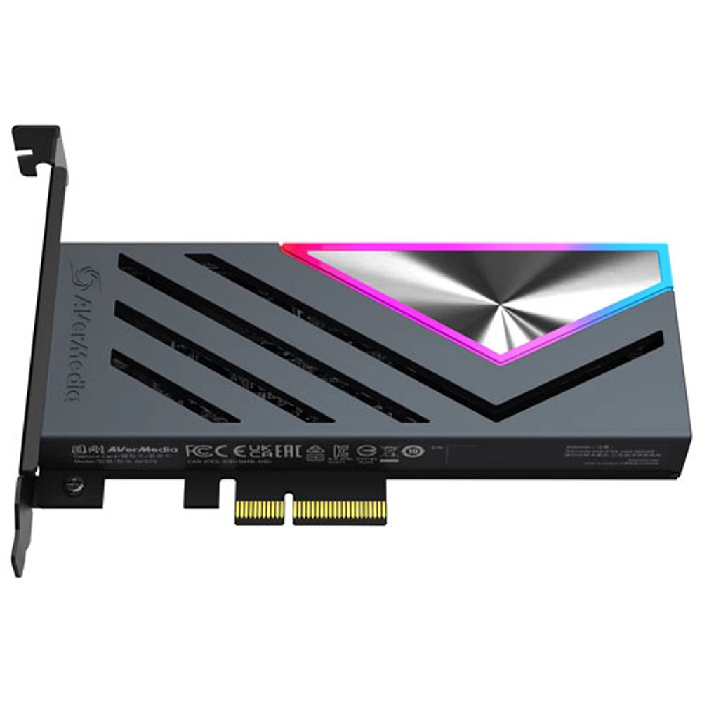 Carte de saisie 4K Live Gamer d'AVerMedia (GC575) - Gris foncé