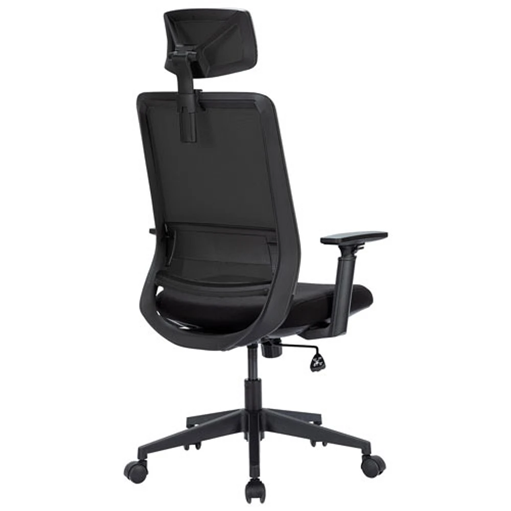 Naz Expert Ergonomic Mesh Executive Chair with Headrest - Black