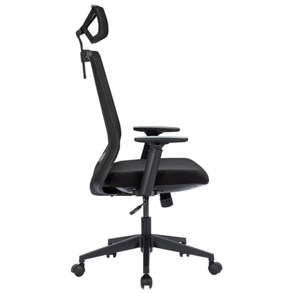 Naz Expert Ergonomic Mesh Executive Chair with Headrest - Black