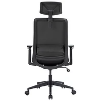 Naz Expert Ergonomic Mesh Executive Chair with Headrest - Black