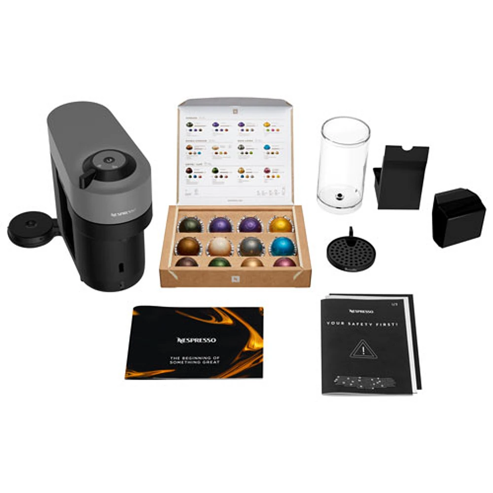 Nespresso Vertuo Pop+ Coffee & Espresso Machine by Breville - Dark Grey