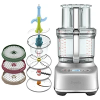 Breville Paradice Food Processor - 16-Cup - Brushed Stainless