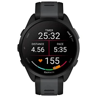 Garmin Forerunner 165 45mm Bluetooth Running Smartwatch - Medium / Large - Black/Slate Grey
