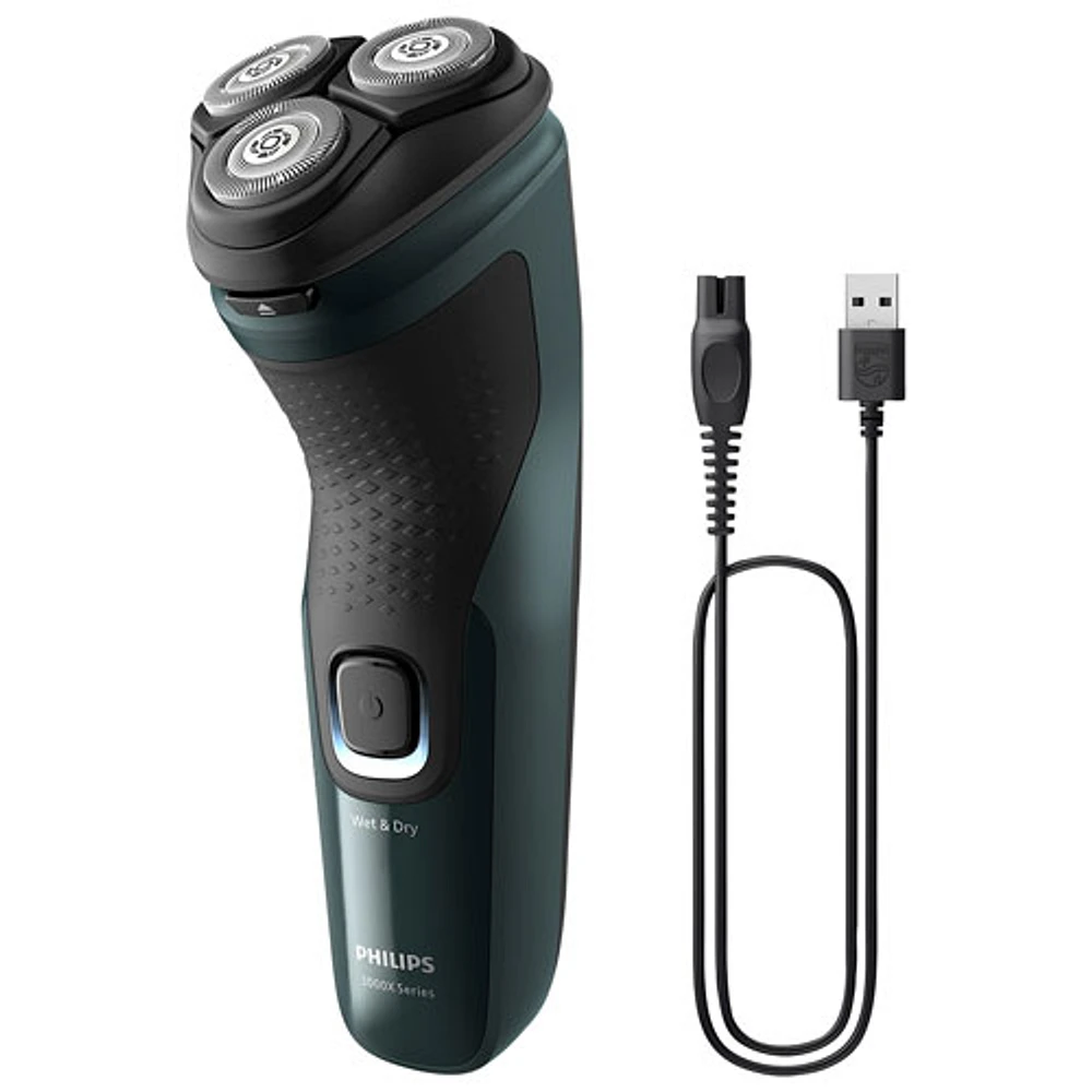 Philips Series 3000X Wet & Dry Electric Shaver (X3002/00) - Green