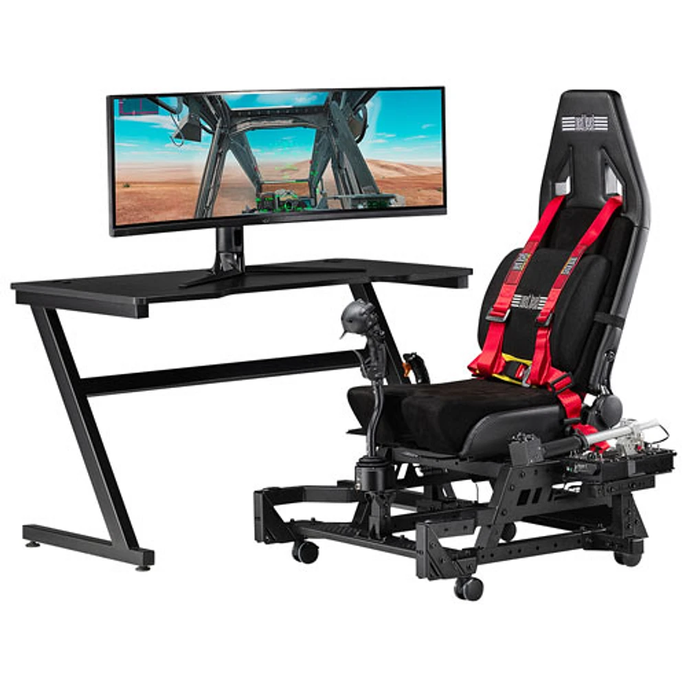 Next Level Racing Flight Seat Pro (Compatible with Flight Stand Pro) - Black