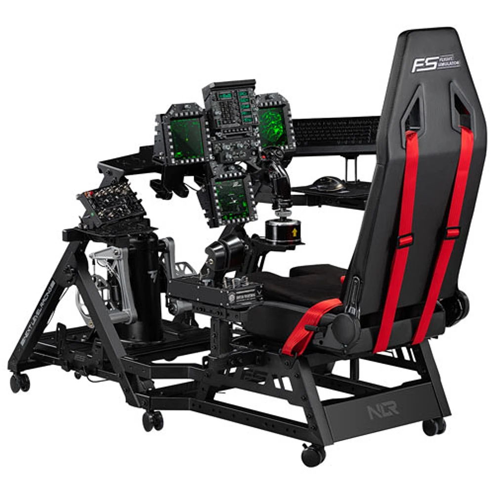 Next Level Racing Flight Seat Pro (Compatible with Flight Stand Pro) - Black