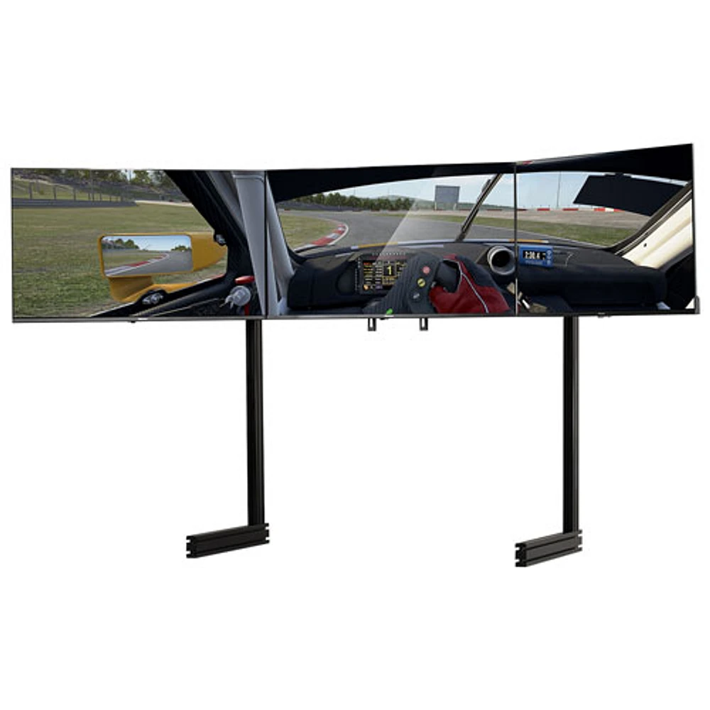 Support autonome pour trois moniteurs Elite de Next Level Racing - Édition Black