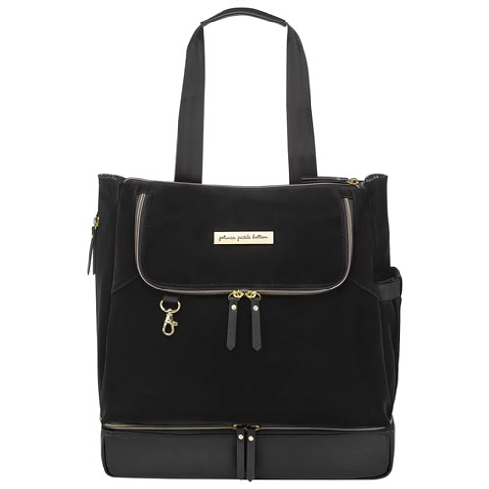 Petunia Pickle Bottom Pivot Tote Diaper Bag - Twilgiht Black