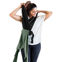 Moby Easy-Wrap Front Wrap Carrier - Olive/Onyx