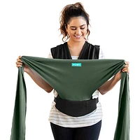 Porte-bébé avant Easy-Wrap de Moby - Olive/Onyx