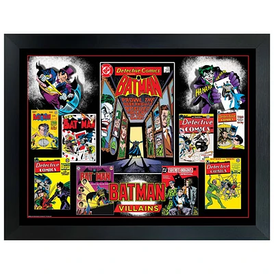 Collage encadré Batman Villains de Frameworth (34 x 26 po)