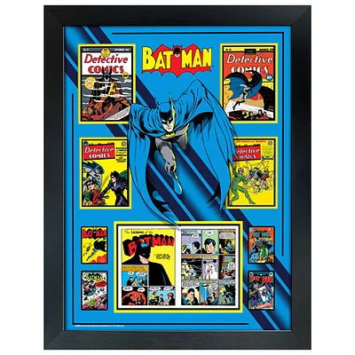 Collage encadré de la bande dessinée Batman de Frameworth (34 x 26 po)