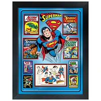Collage encadré de Superman de Frameworth (34 x 26 po)