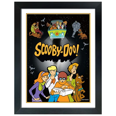 Collage encadré de l'équipe Scooby-Doo Brainiac de Frameworth (34 x 26 po)