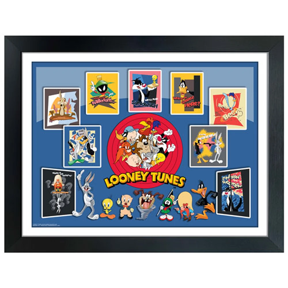 Collage encadré des Looney Tunes de Frameworth (34 x 26 po)