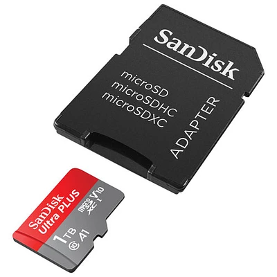 Carte mémoire microSD de 1 To et 160 Mo/s Ultra Plus de SanDisk