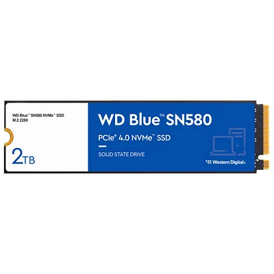 WD Blue SN580 2TB NVMe PCI-e Internal Solid State Drive