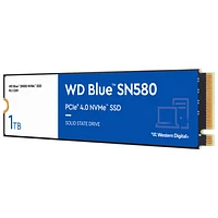 WD Blue SN580 1TB NVMe PCI-e Internal Solid State Drive