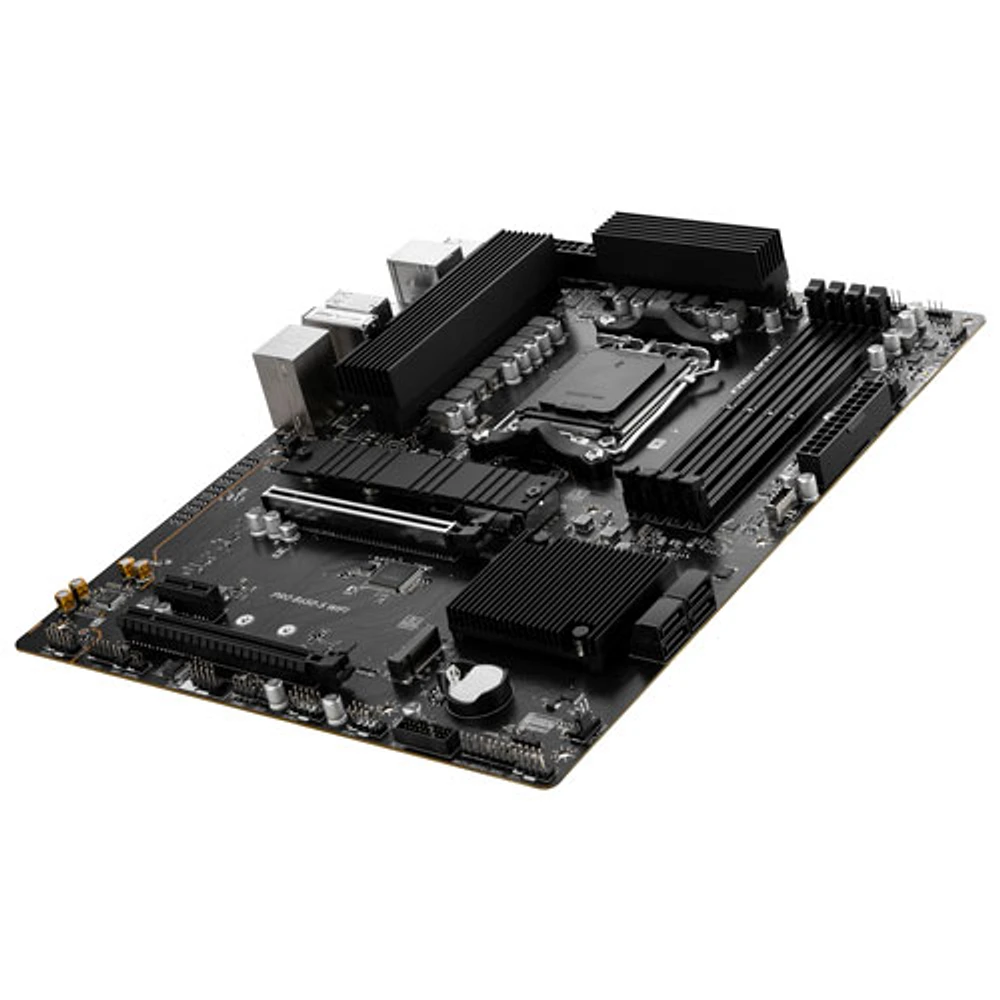 MSI PRO B650-S Wi-Fi 6E ATX AM5 DDR5 Motherboard for AMD Ryzen 9000/8000/7000 Series CPUs