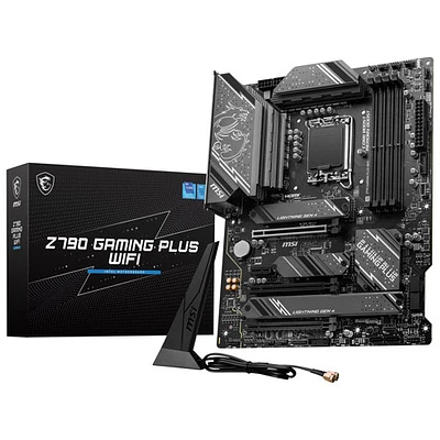 Carte mère Z790 GAMING PLUS Wi-Fi 6E ATX LGA 1700 DDR5 de MSI pour processeurs de 12e/13e/14e génération d'Intel