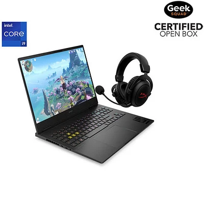 Open Box - HP OMEN 16" Gaming Laptop (Intel Core i9-13900HX/2TB SSD/32GB RAM/RTX 4070) & Wireless Headset