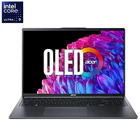 Acer Swift Go 16" Laptop - Iron (Intel Core Ultra 9 CU9185H/1TB SSD/16GB RAM/Windows 11)