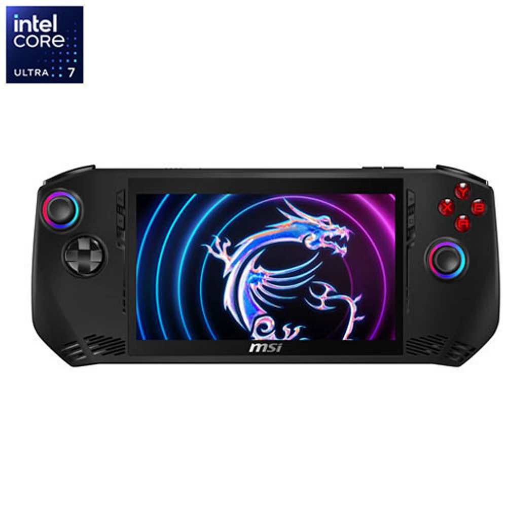Console de jeu à écran tactile 1080p Claw A1M 7 po de MSI (Core Ultra 7-155H d'Intel/SSD 1 To/RAM 16 Go/Windows 11)