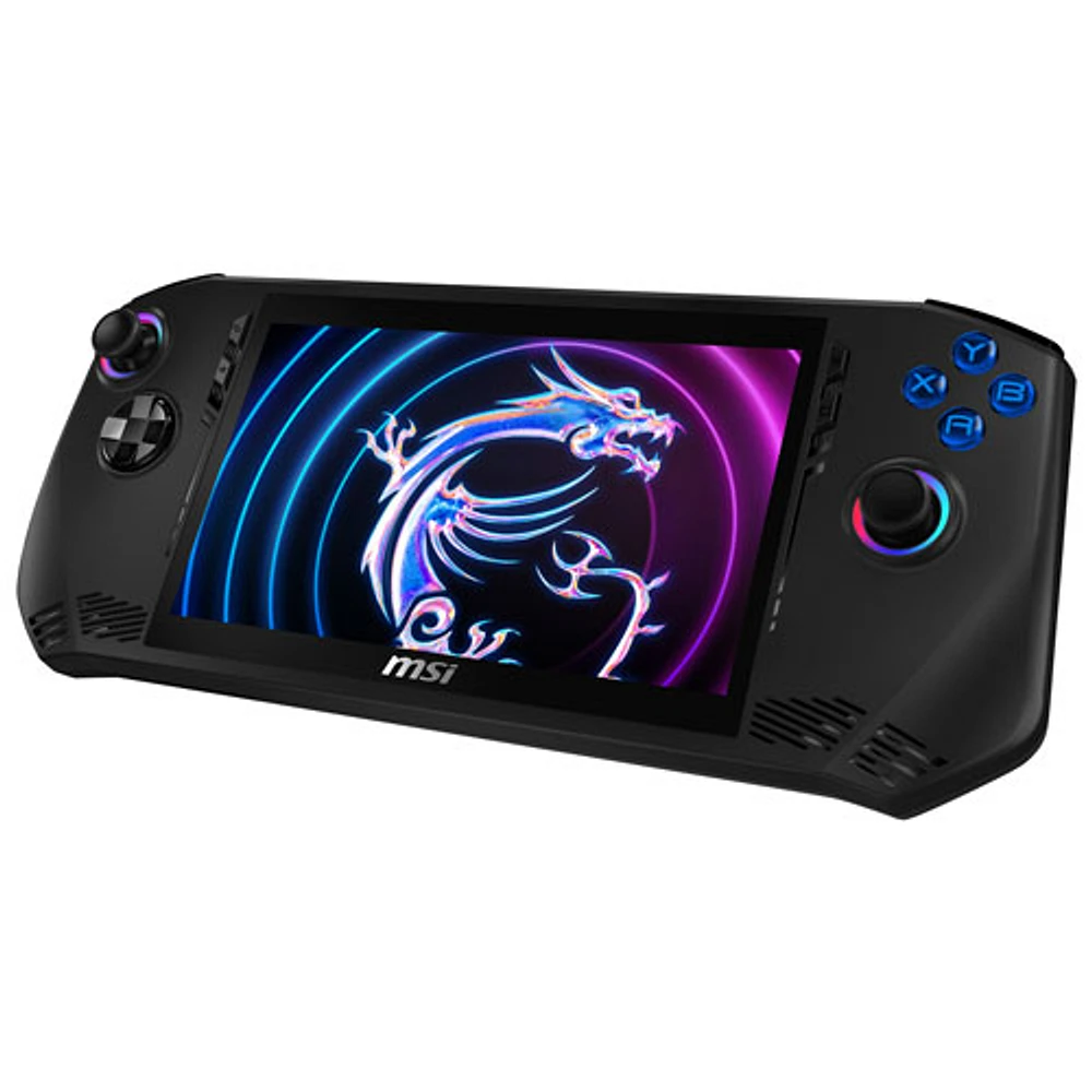 Console de jeu à écran tactile 1080p Claw A1M 7 po de MSI (Core Ultra 7-155H d'Intel/SSD 1 To/RAM 16 Go/Windows 11)