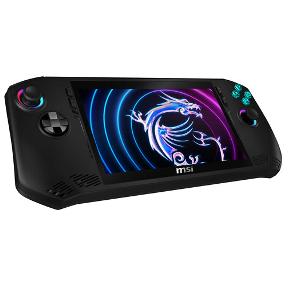 Console de jeu à écran tactile 1080p Claw A1M 7 po de MSI (Core Ultra 7-155H d'Intel/SSD 1 To/RAM 16 Go/Windows 11)