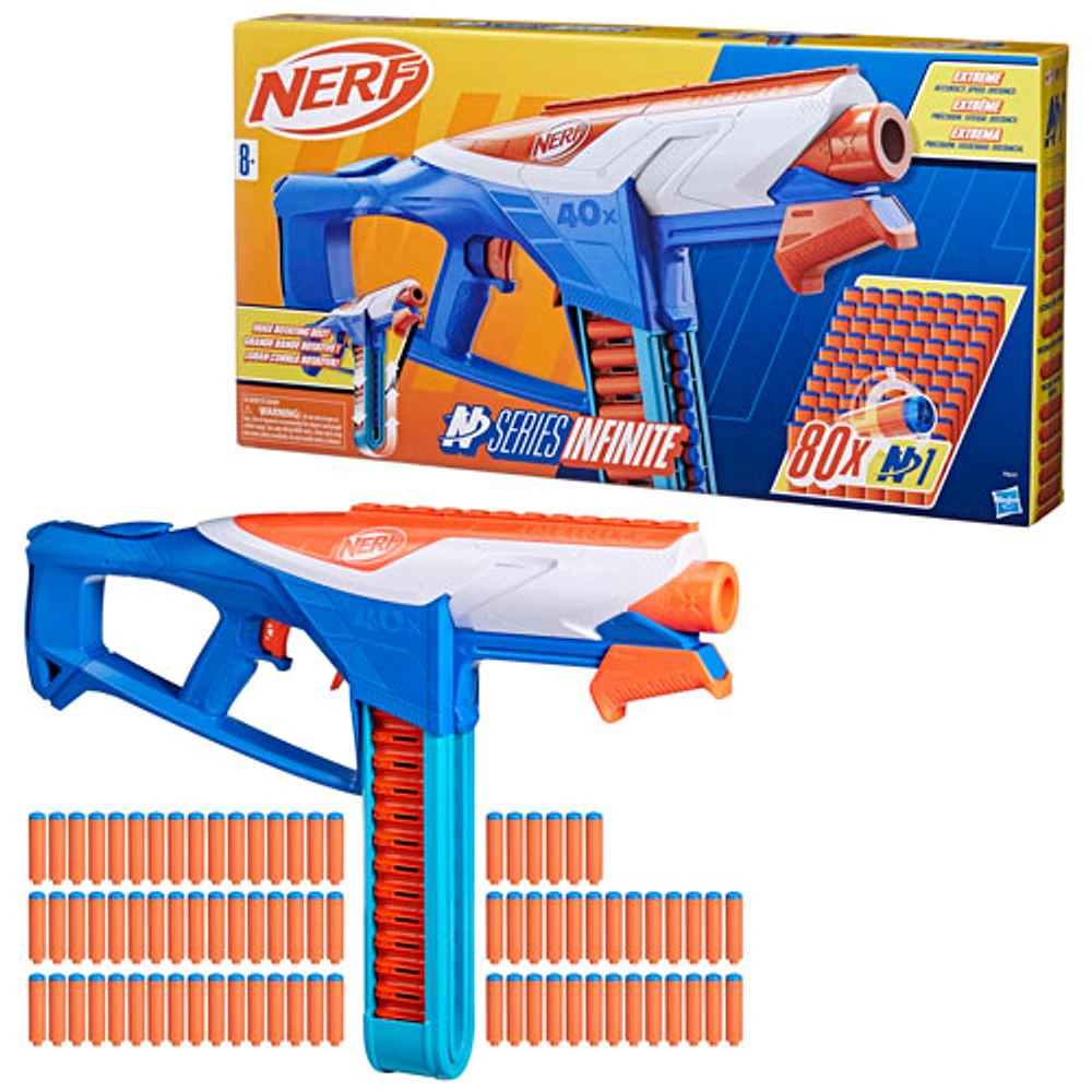 Jeu avec foudroyeurs et fléchettes Nerf N Series