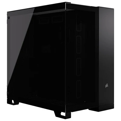 Boîtier d'ordinateur demi-tour à deux chambres ITX/ MATX/ ATX/ EATX 6500X de Corsair - Noir