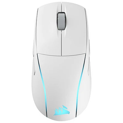 Souris de jeu optique Bluetooth sans fil de 26 000 ppp M75 de Corsair - Blanc