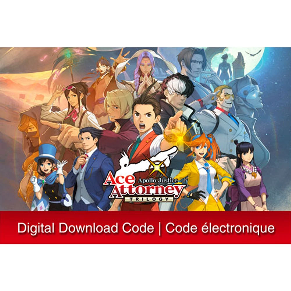 Apollo Justice: Ace Attorney Trilogy (Switch) - Digital Download