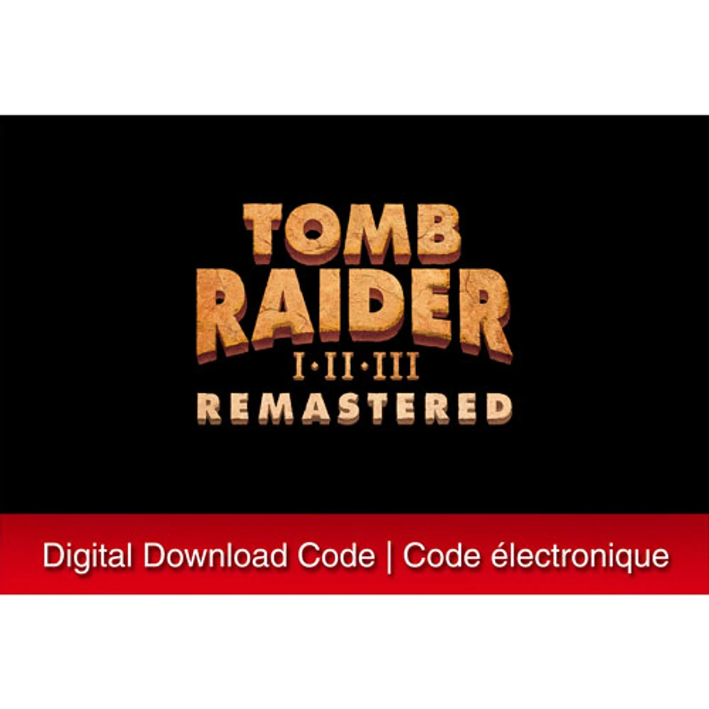 Tomb Raider 1-3 Remastered (Switch) - Téléchargement numérique
