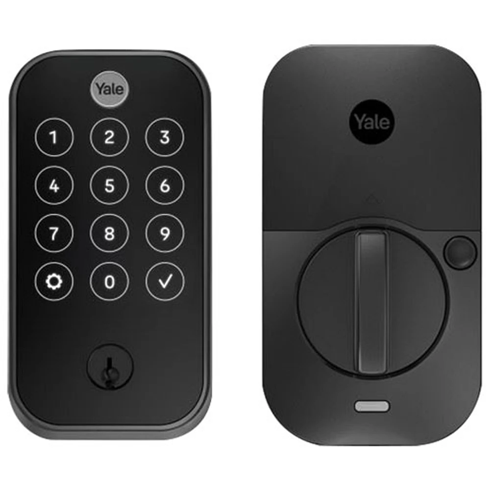 Yale Assure Lock 2 KeyTouchscreen Wi-Fi Smart Lock with Biometric Keypad - Black