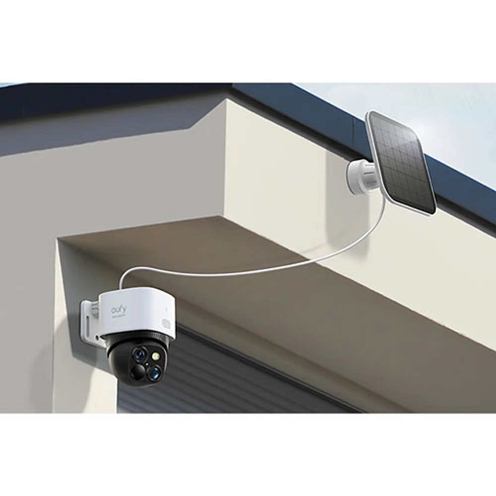 Eufy SoloCam S340 Wire-Free Outdoor IP Camera - Black/White