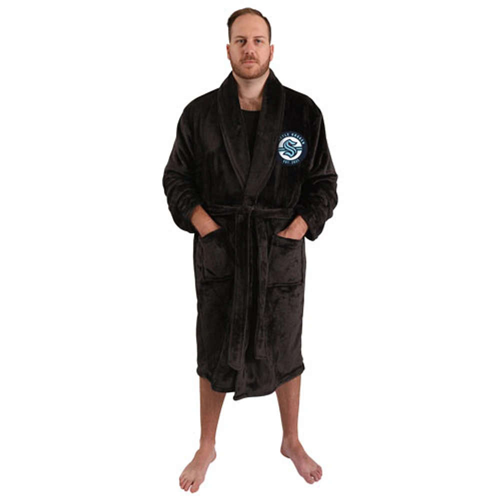 NHL Bath Robe - Black - Seattle Kraken