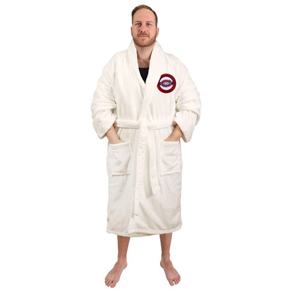 NHL Bath Robe - White - Montreal Canadiens