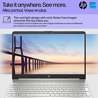 HP 15.6" Laptop - Natural Silver (Intel Core i5-1235U/512GB SSD/16GB RAM/Windows 11 Home)