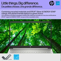 HP 15.6" Laptop - Natural Silver (Intel Core i5-1235U/512GB SSD/16GB RAM/Windows 11 Home)