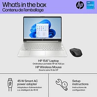 HP 15.6" Laptop - Natural Silver (Intel Core i5-1235U/512GB SSD/16GB RAM/Windows 11 Home)