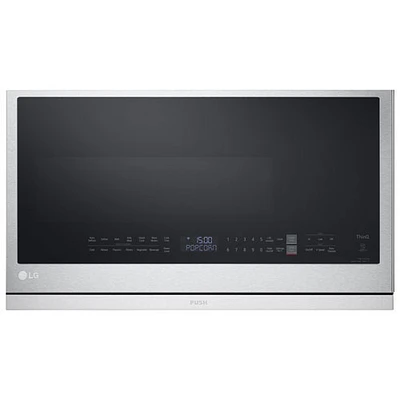 Open Box - LG Over-The-Range Microwave with EasyClean - 2.1 Cu. Ft. - Stainless Steel - Scratch & Dent