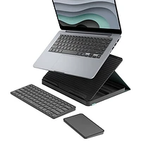 Logitech Casa Pop-Up Desk Kit with Laptop Stand, Keyboard & Touchpad for Laptop/MacBook (10-17