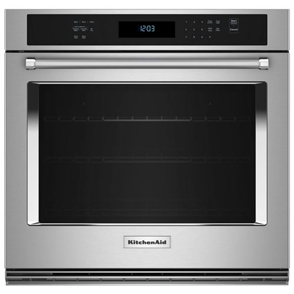 Kitchenaid 30" 5 Cu. Ft. True Convection Electric Wall Oven (KOES530PSS) - Stainless Steel